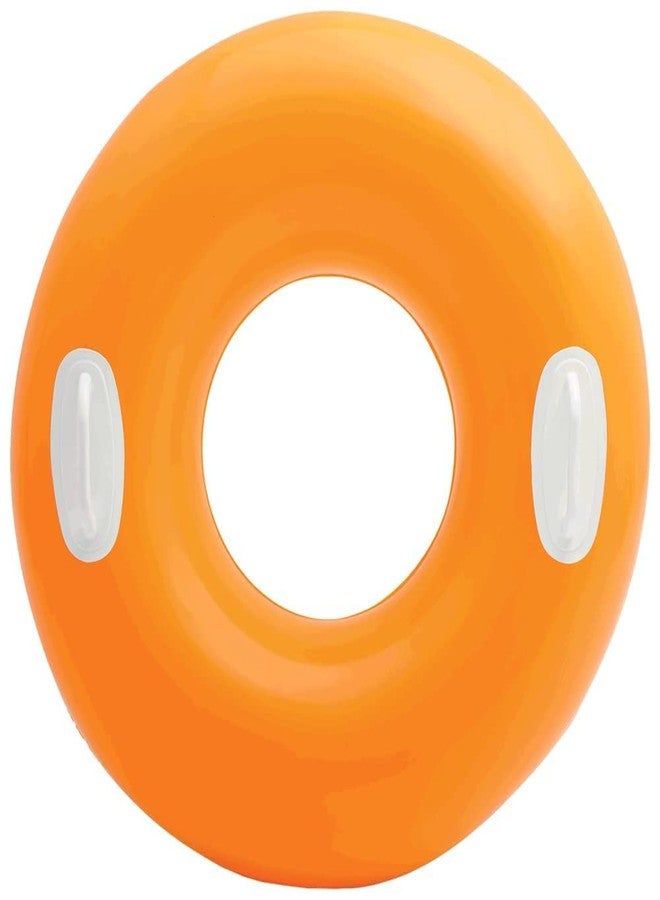 HAPYSA Baby Swimming Float Swimming Ring Adult Inflatable Pool Float Tube Swimming Rings with Handle Support for Kids Size - 30''inch (Multi Color) (6 Years up) - Image 2
